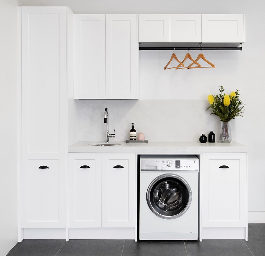 Modern laundry renovation in Adelaide example